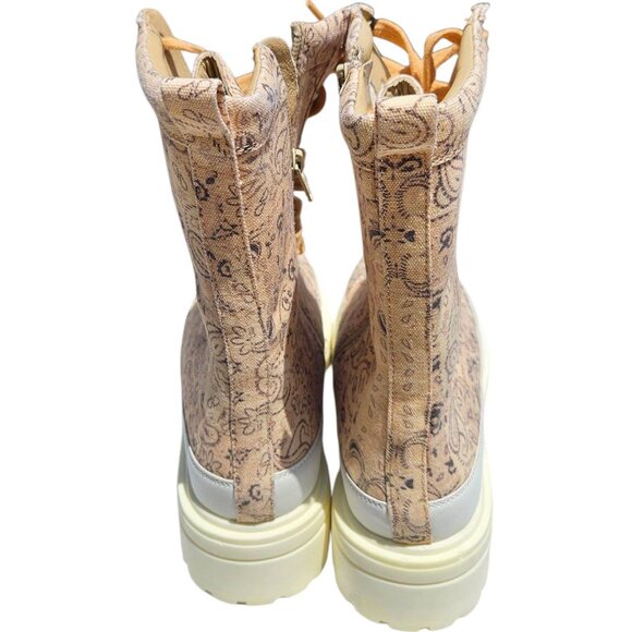 Free People Feels Good To Be Lost Paisley Lug Sole Boot - Picture 8 of 9
